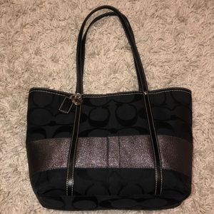 Black Coach Tote